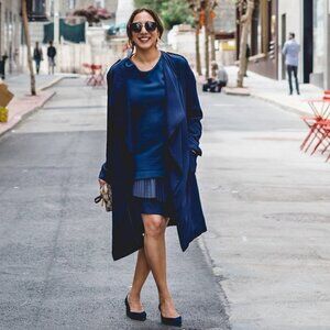 Derek Lam | 10 Crosby 2-In-1 Sweatshirt Dress With Pleated Underpinning